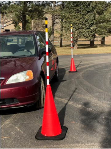 Parallel Parking Cones and Poles